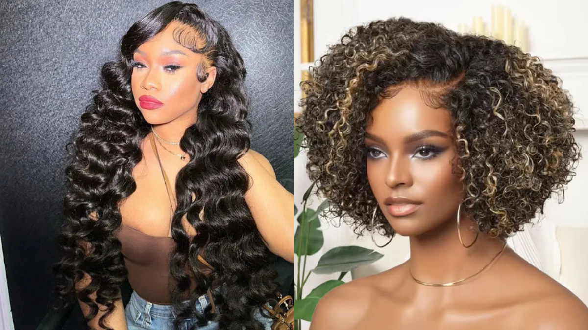 Wavy wigs
