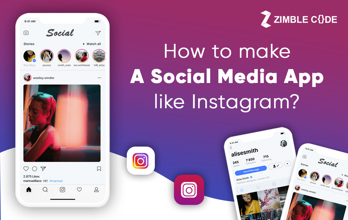 make a social media app like Instagram